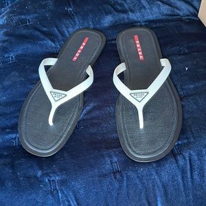 Authentic Prada flip flops